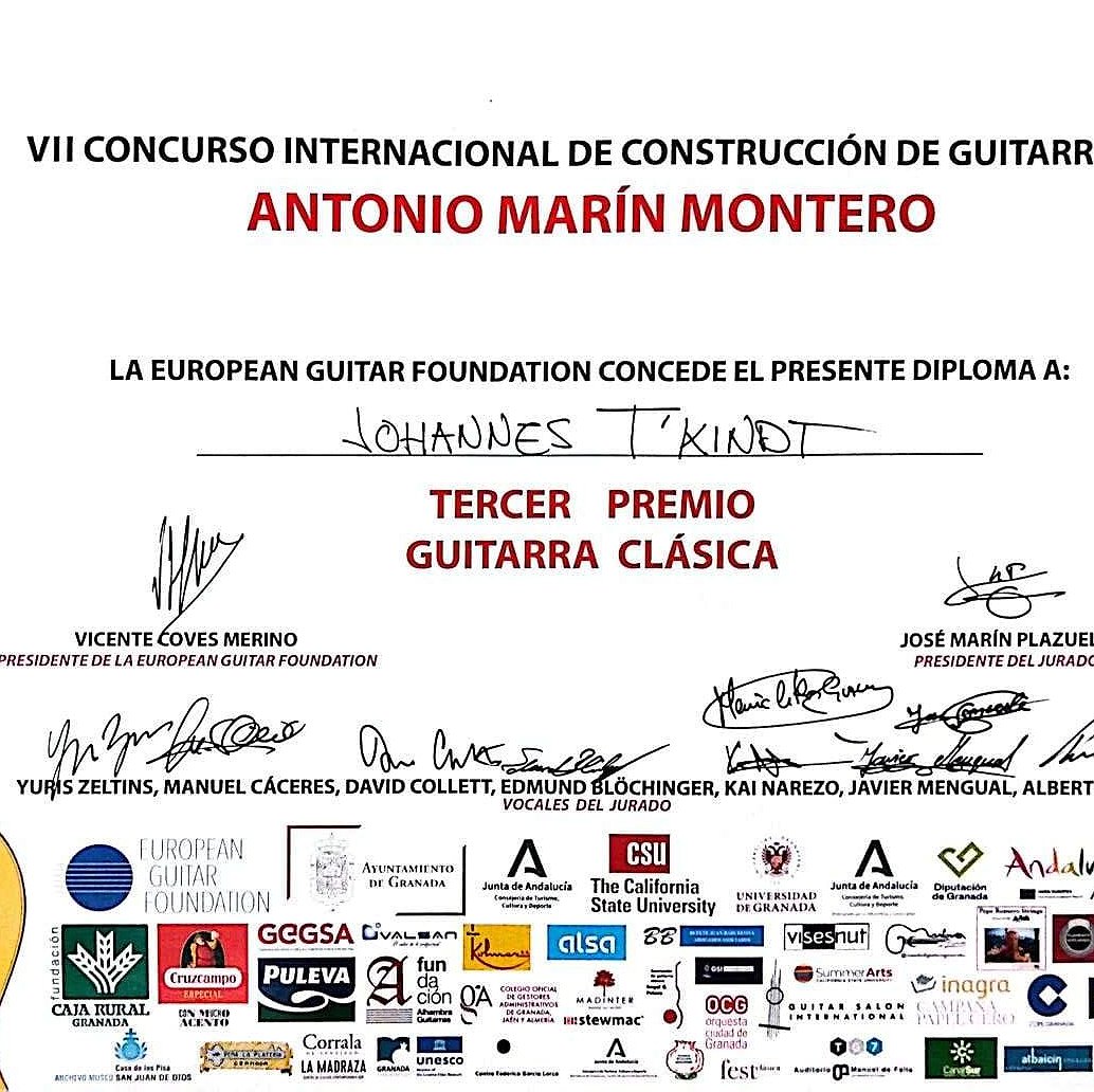 Tercer premio concurso Antonio Marín Granada